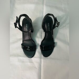 Nine West Glossy Black Heels